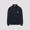 Carhartt Work In Progress French Terry Polo Sweatshirt In Blue