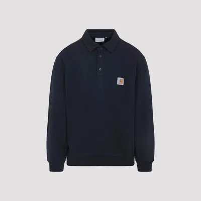 Carhartt Polo Sweat In Blue