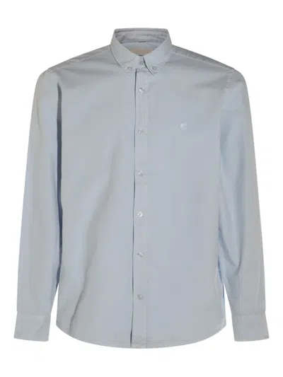 Carhartt Cotton Shirt In Blue