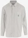 CARHARTT COTTON SHIRT WITH STRIPED PATTERN