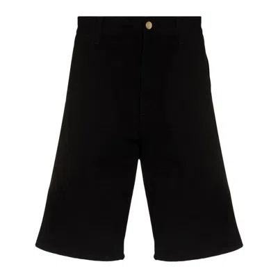 Carhartt Wip Black Cotton Single Knee Short