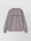 Carhartt Cotton Sweatshirt Crew Neck In Gray