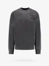 Carhartt Cotton Sweatshirt With Embroidered Logo In Gray
