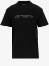 Carhartt Wip Short Sleeves Rivet Script T-shirt In Black