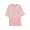 Carhartt Short Sleeve Pocket T Shirt Daphne In Pink