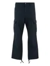 Carhartt Cotton Trousers In Black