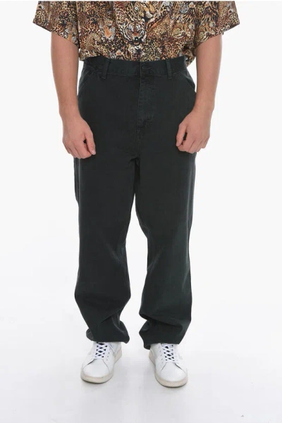 Carhartt Cotton Twill Regular Fit Jeans 22cm In Black