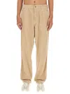 Carhartt Corduroy Trousers With Back And Side Pockets In Beige