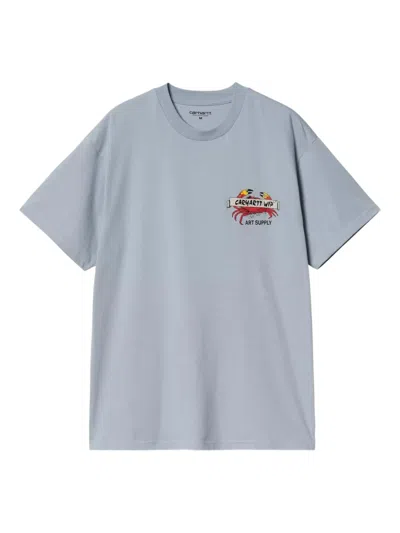 Carhartt Crab Paint T-shirt In Blue