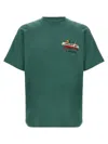 Carhartt Work In Progress Crab Paint Organic Cotton Graphic T-shirt In Green