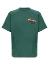Carhartt Work In Progress Crab Paint Organic Cotton Graphic T-shirt In Green