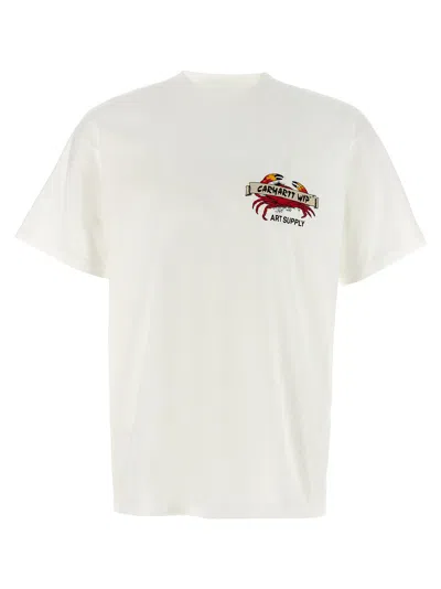 Carhartt Crab Paint T-shirt In Neutral