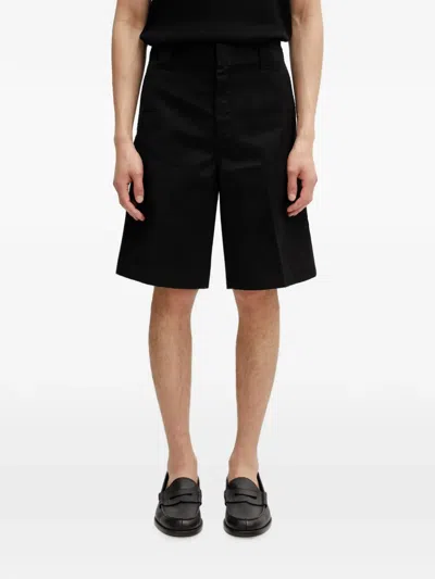 Carhartt Craft Logo-patch Shorts In Black