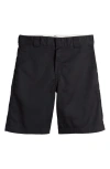 Carhartt Flint Short In Black Rinsed