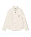 Carhartt Wip Logo-patch Button-up Shirt In Neutral