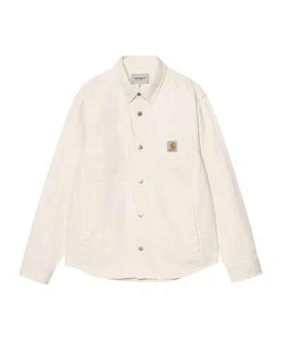CARHARTT CARHARTT WIP LOGO-PATCH BUTTON-UP SHIRT