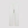 Carhartt Wide Leg Cropped Trousers Pockets In White