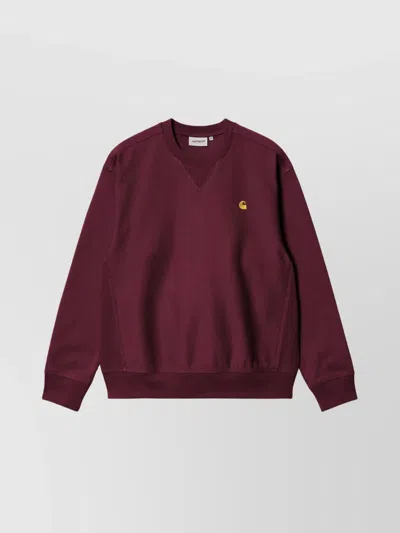 Carhartt American Script Cotton Sweatshirt In Multi