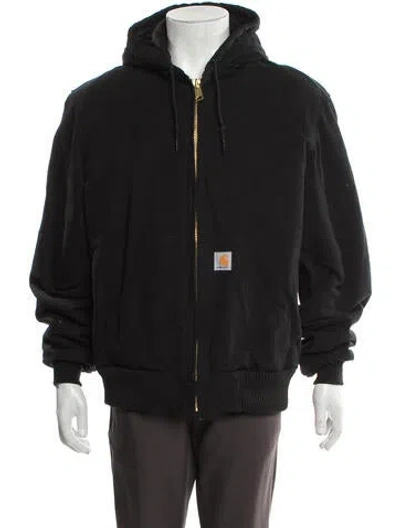 Pre-owned Carhartt Crew Neck Long Sleeve Hoodie In Black