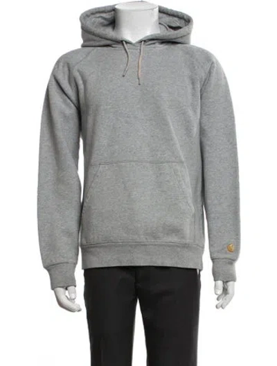 Pre-owned Carhartt Crew Neck Long Sleeve Hoodie In Grey