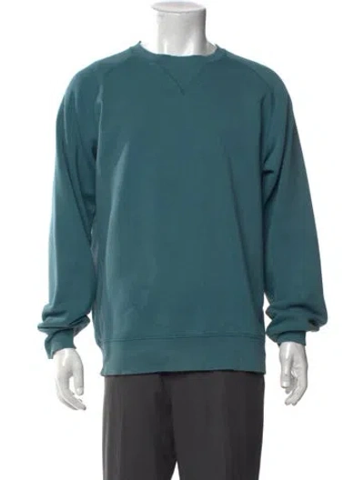 Pre-owned Carhartt Crew Neck Long Sleeve Sweatshirt In Blue