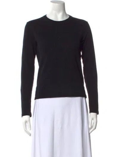 Pre-owned Carhartt Crew Neck Long Sleeve Top In Black