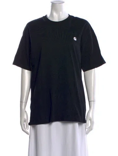 Pre-owned Carhartt Crew Neck Short Sleeve T-shirt In Black