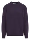 Carhartt Ribbed Cuff Knit Sweater With Hem Detail In Purple