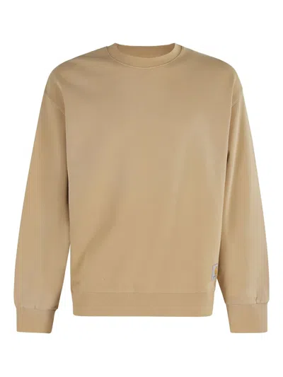 Carhartt Crew-neck Sweatshirt In Neutral