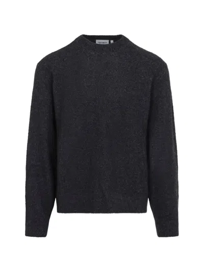 Carhartt Wip Curtis Acrylic Knit Sweater For Men In Blue
