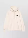 Carhartt Crewneck Sweater With Front Pocket And Hood In White