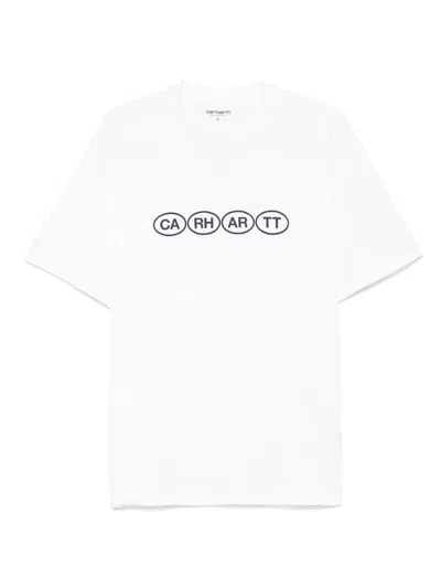Carhartt Crewneck T-shirt In Cotton In White