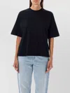 Carhartt Logo-embroidered Oversize T-shirt In Black
