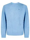Carhartt Curtis Logo-patch Sweater In Blue