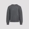 Carhartt Crew Neck Sweater With Ribbed Cuffs And Hem In Green