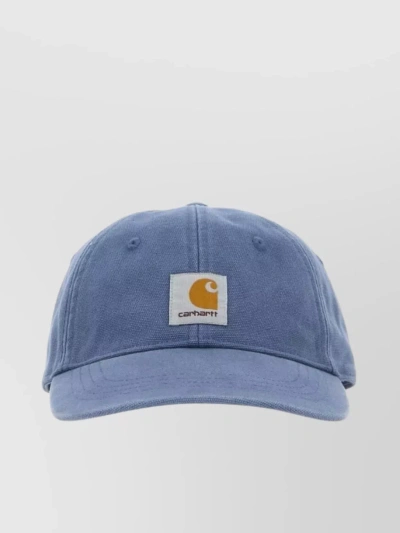 Carhartt Curved Brim Embroidered Cap In Blue