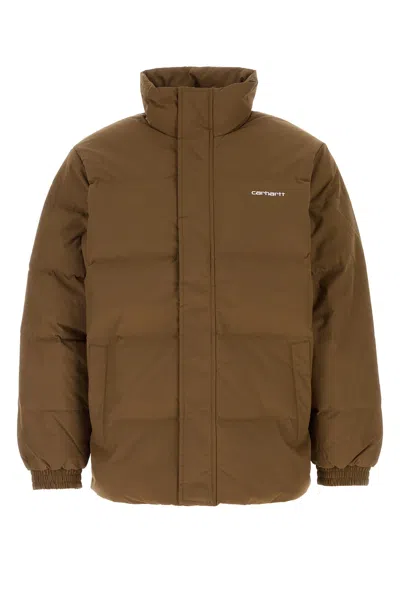 CARHARTT CARHARTT WIP CHOCOLATE POLYESTER DANVILLE JACKET