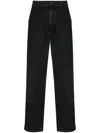 Carhartt Nash Dk Straight-leg Jeans In Black