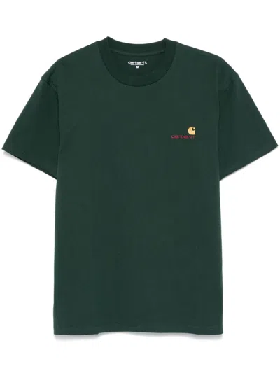 Carhartt Dark Green American Script T-shirt