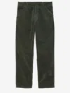 Carhartt Dark Green Loose Fit Pants In Green