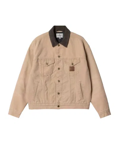 Carhartt Dayton Trucker Jacket In Nude