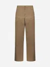 Carhartt Wip Single Knee Pant Hamilton In Organic Cotton In Dusty Brown