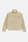 Carhartt Yellow Denim Og Detroit Jacket In Brown