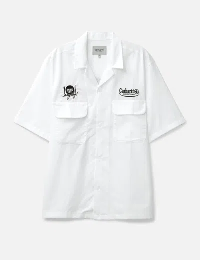 Carhartt Deli Shirt In White/black