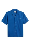 Carhartt Delray Cotton & Lyocell Camp Shirt In Acapulco Wax