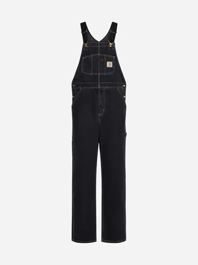 Carhartt Norco Big Denim Overalls In Black