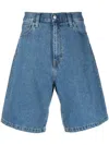 Carhartt Wip  Landon Blue Denim Shorts In Blue