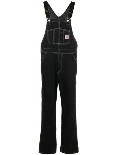 CARHARTT DENIM DUNGAREES WITH ADJUSTABLE STRAPS
