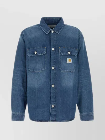 CARHARTT DENIM HARVEY SHIRT JAC