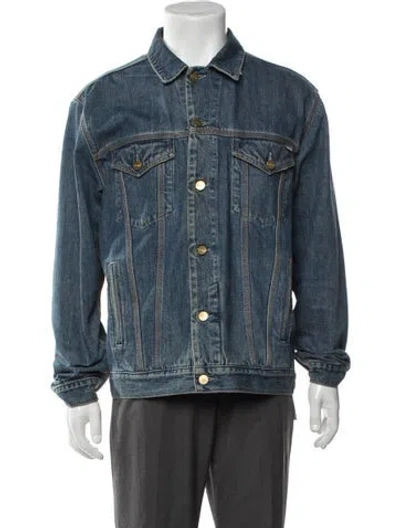Pre-owned Carhartt Denim Jacket In Blue